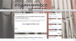 Desktop Screenshot of es.organumbcn.com