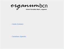 Tablet Screenshot of organumbcn.com